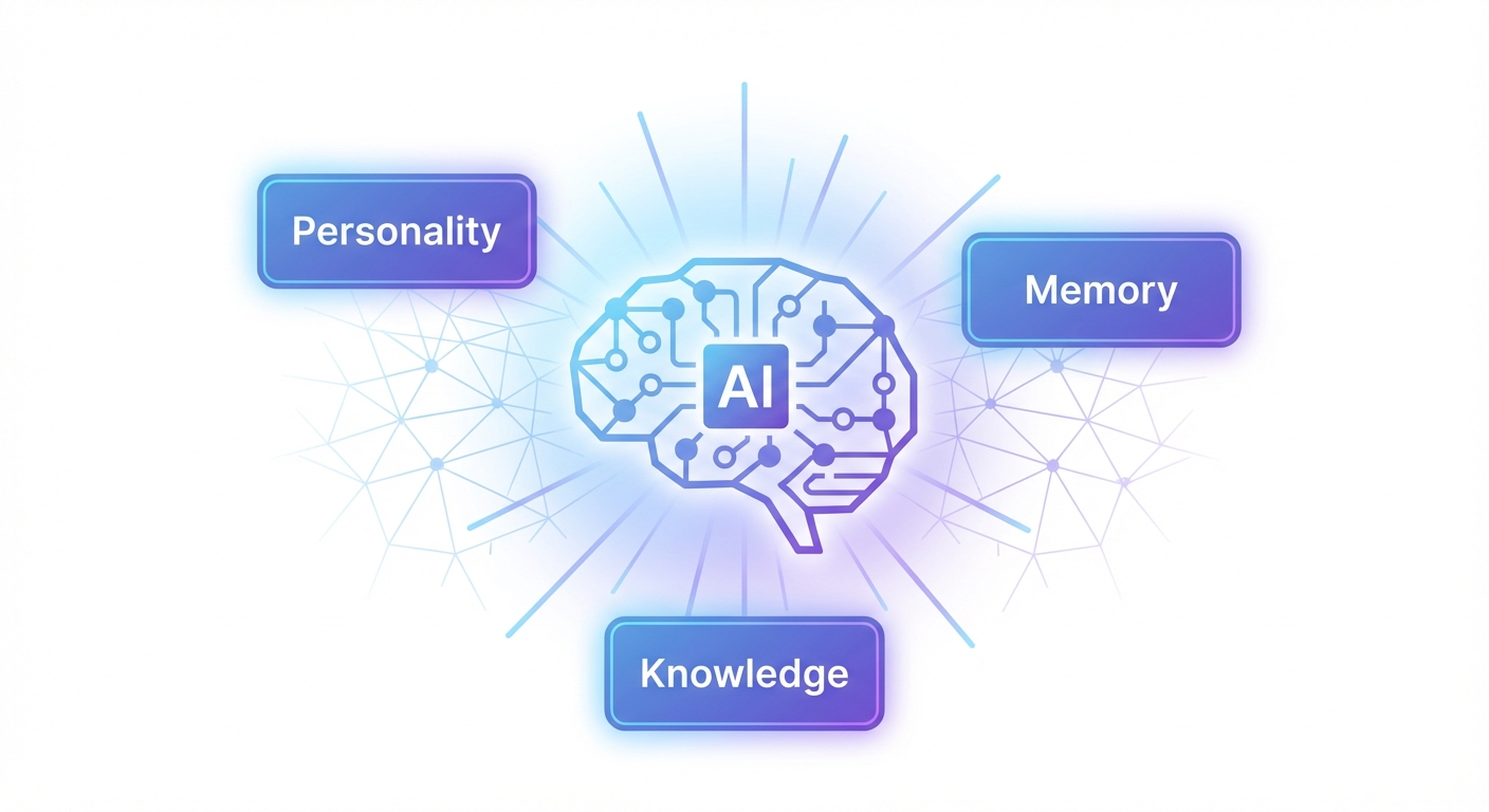 AI Brain with personality, memory, and knowledge